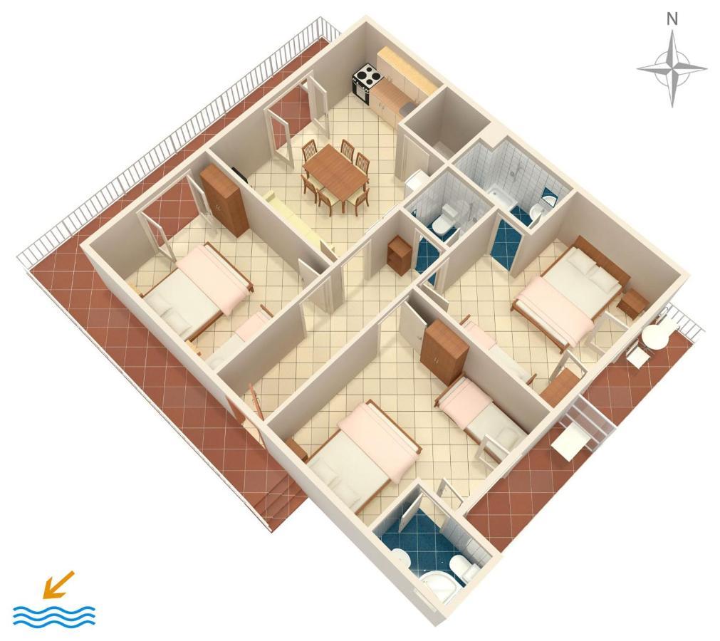Apartments By The Sea Podaca, Makarska - 515 Esterno foto